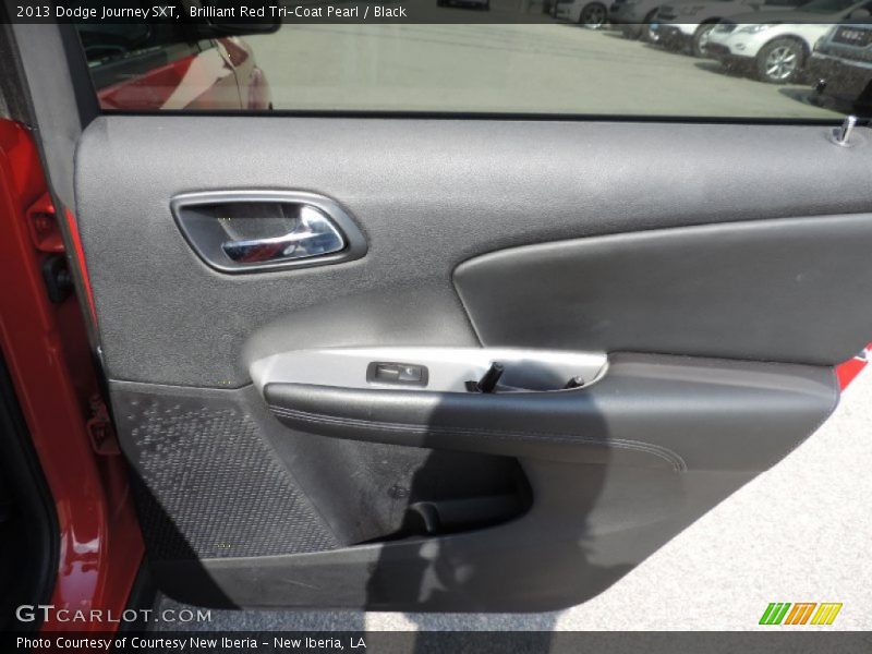 Brilliant Red Tri-Coat Pearl / Black 2013 Dodge Journey SXT