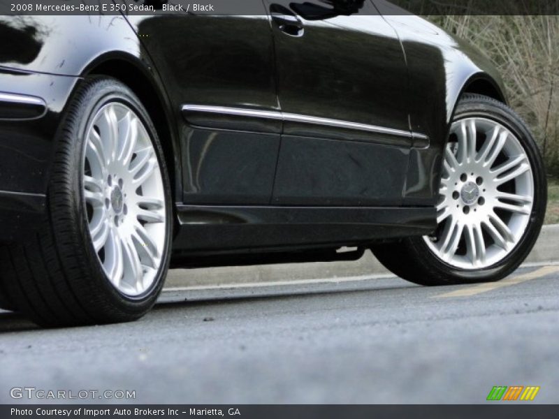 Black / Black 2008 Mercedes-Benz E 350 Sedan