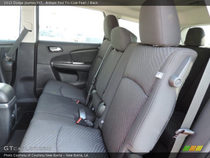 Brilliant Red Tri-Coat Pearl / Black 2013 Dodge Journey SXT