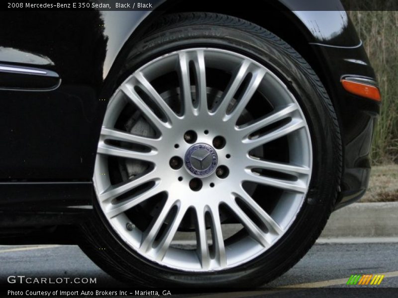 Black / Black 2008 Mercedes-Benz E 350 Sedan