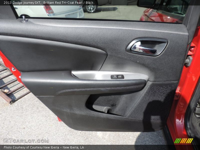 Brilliant Red Tri-Coat Pearl / Black 2013 Dodge Journey SXT