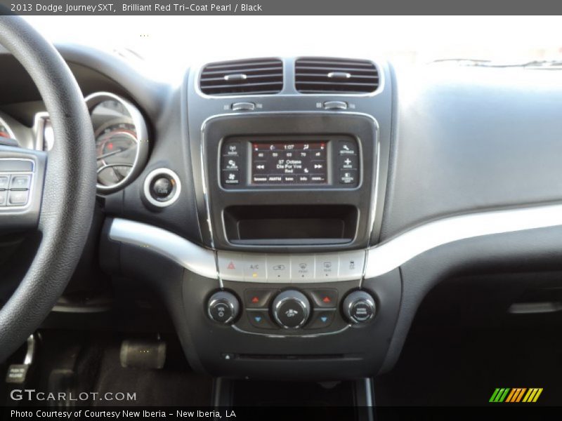 Brilliant Red Tri-Coat Pearl / Black 2013 Dodge Journey SXT
