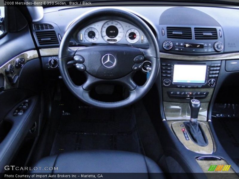 Black / Black 2008 Mercedes-Benz E 350 Sedan