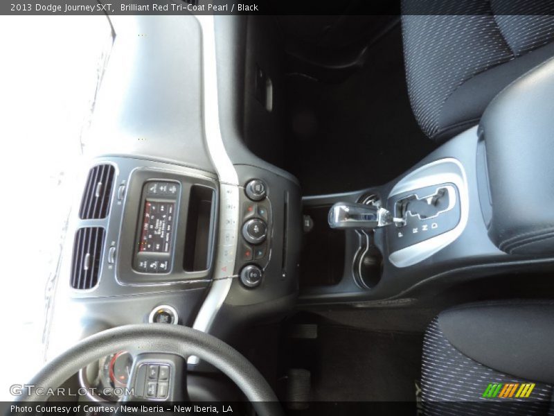 Brilliant Red Tri-Coat Pearl / Black 2013 Dodge Journey SXT
