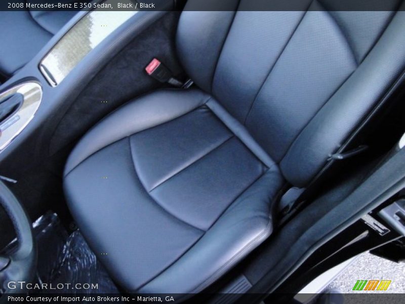 Black / Black 2008 Mercedes-Benz E 350 Sedan