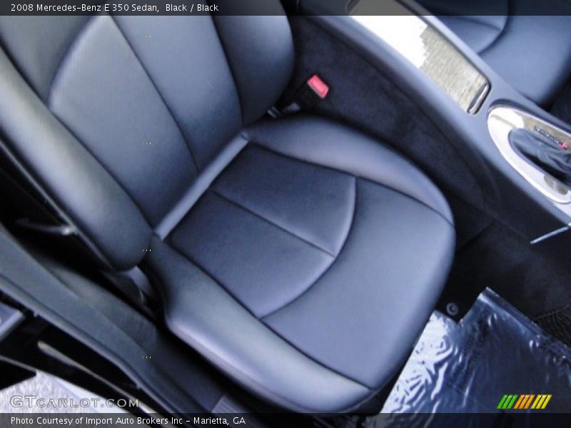 Black / Black 2008 Mercedes-Benz E 350 Sedan