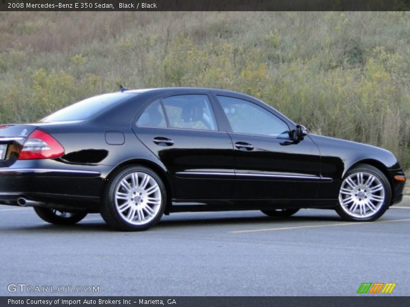 Black / Black 2008 Mercedes-Benz E 350 Sedan