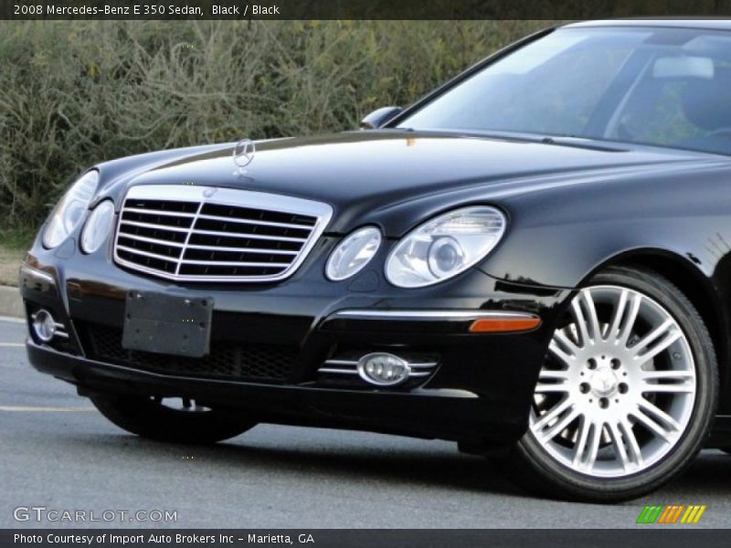 Black / Black 2008 Mercedes-Benz E 350 Sedan