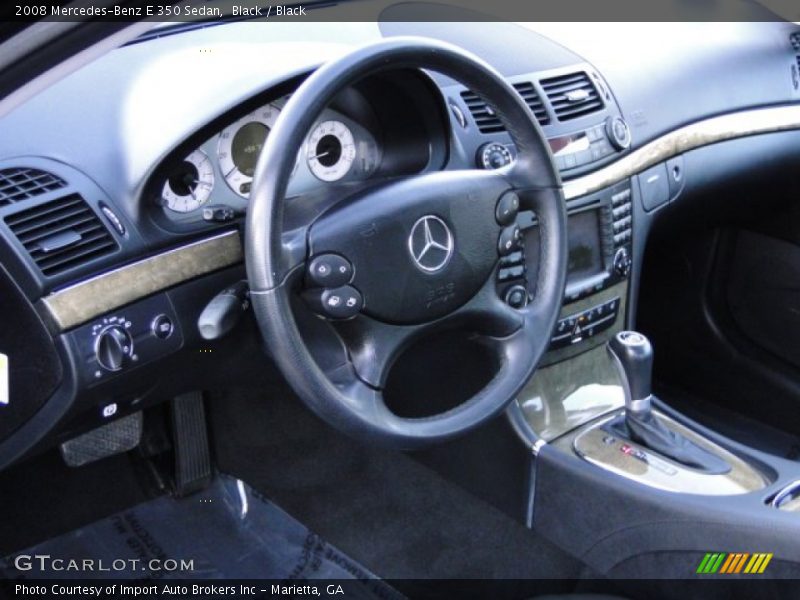 Black / Black 2008 Mercedes-Benz E 350 Sedan