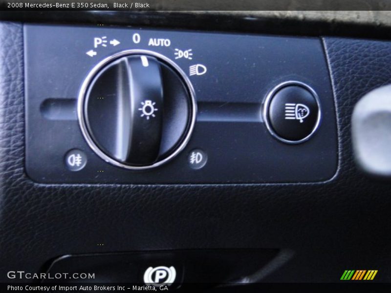 Black / Black 2008 Mercedes-Benz E 350 Sedan