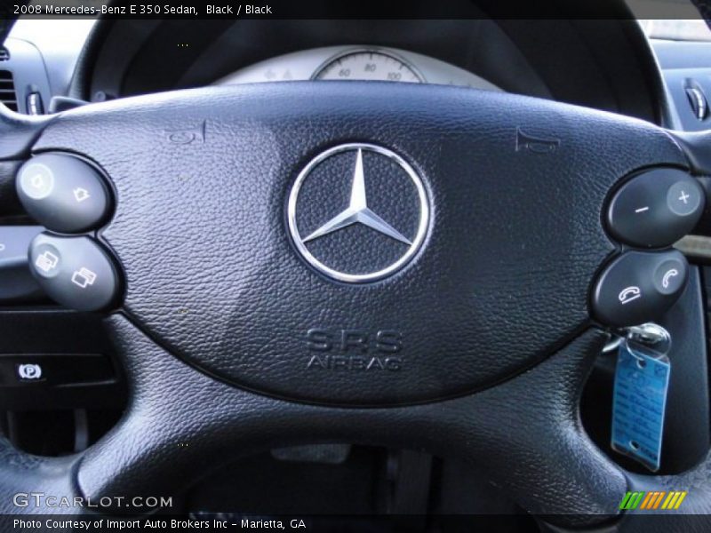 Black / Black 2008 Mercedes-Benz E 350 Sedan