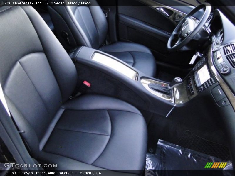 Black / Black 2008 Mercedes-Benz E 350 Sedan