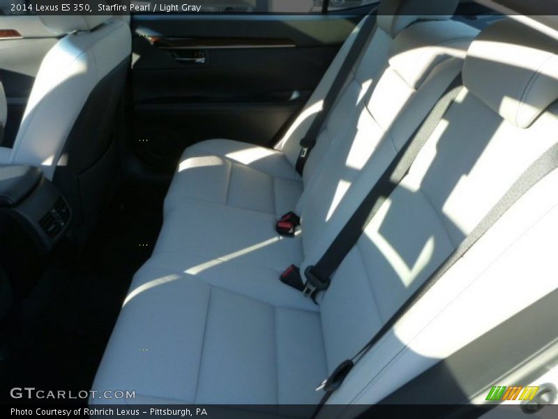 Starfire Pearl / Light Gray 2014 Lexus ES 350