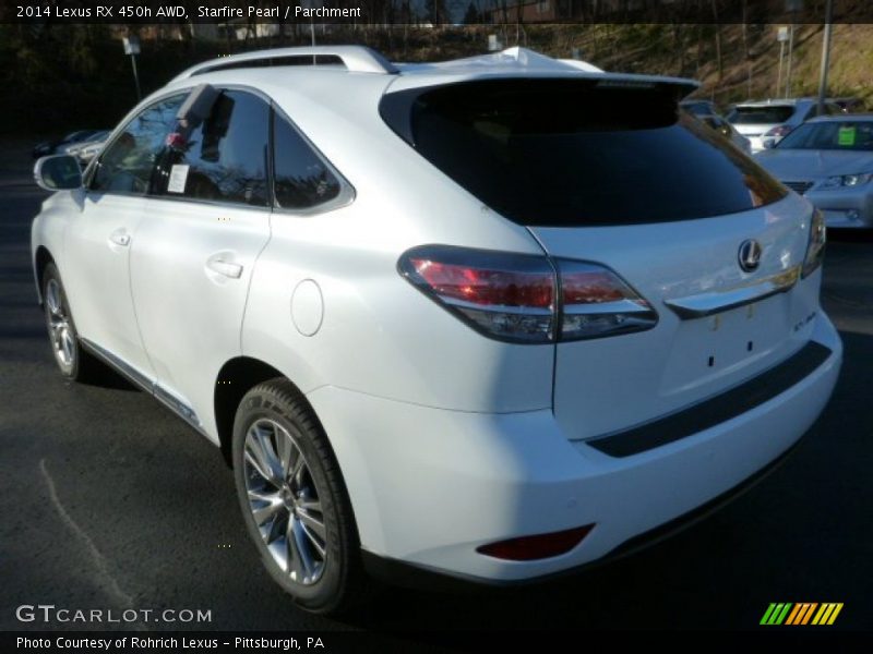 Starfire Pearl / Parchment 2014 Lexus RX 450h AWD