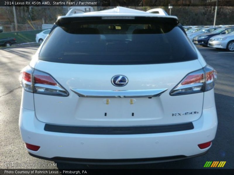 Starfire Pearl / Parchment 2014 Lexus RX 450h AWD