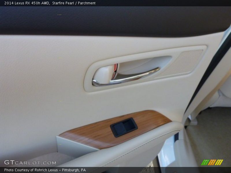 Starfire Pearl / Parchment 2014 Lexus RX 450h AWD