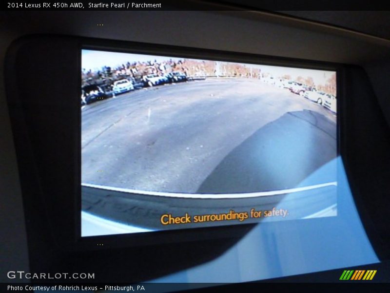 Starfire Pearl / Parchment 2014 Lexus RX 450h AWD