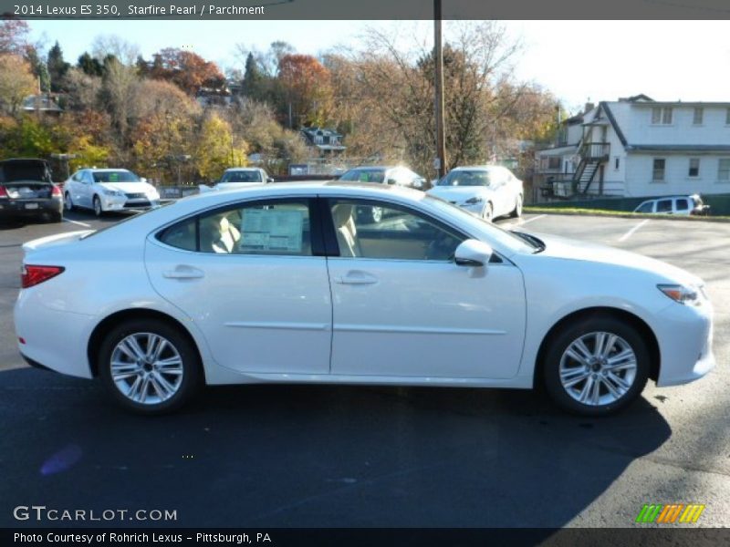Starfire Pearl / Parchment 2014 Lexus ES 350