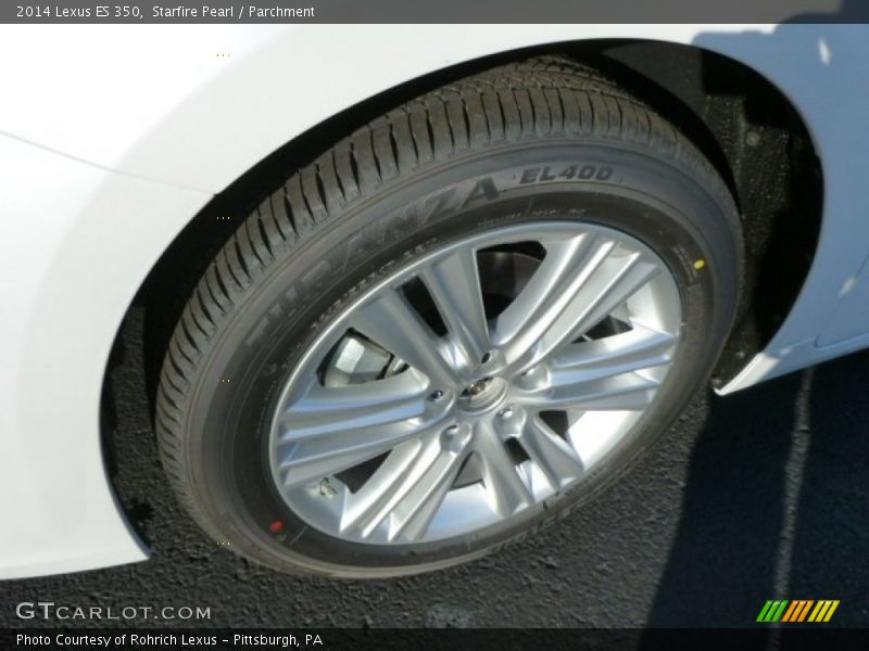 Starfire Pearl / Parchment 2014 Lexus ES 350
