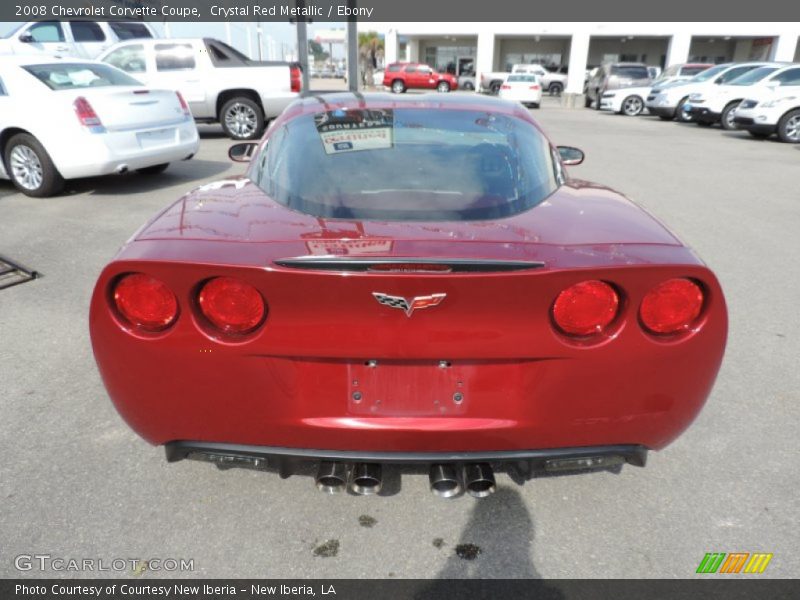 Crystal Red Metallic / Ebony 2008 Chevrolet Corvette Coupe