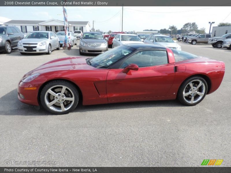 Crystal Red Metallic / Ebony 2008 Chevrolet Corvette Coupe