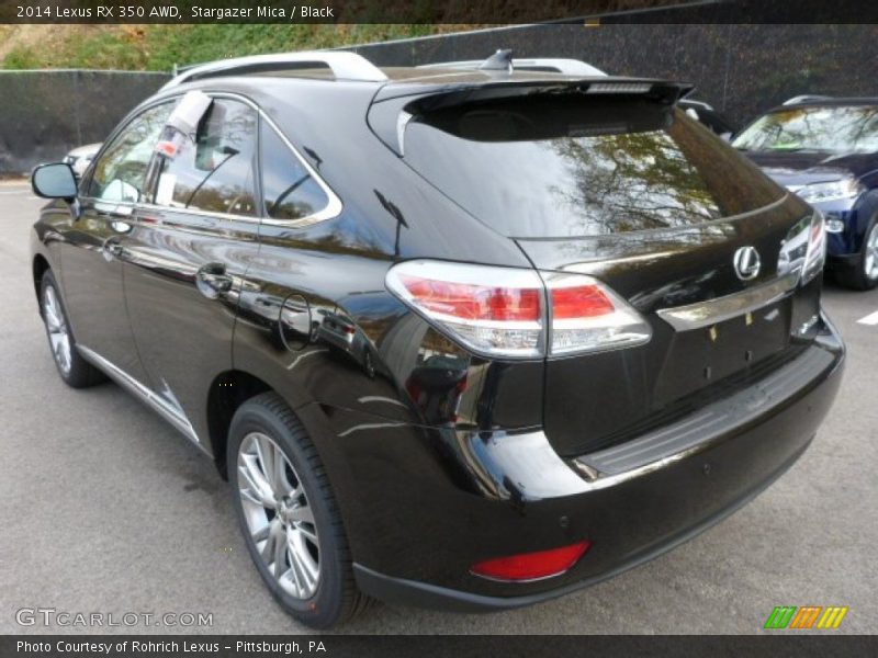 Stargazer Mica / Black 2014 Lexus RX 350 AWD