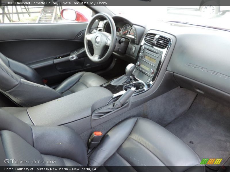 Crystal Red Metallic / Ebony 2008 Chevrolet Corvette Coupe