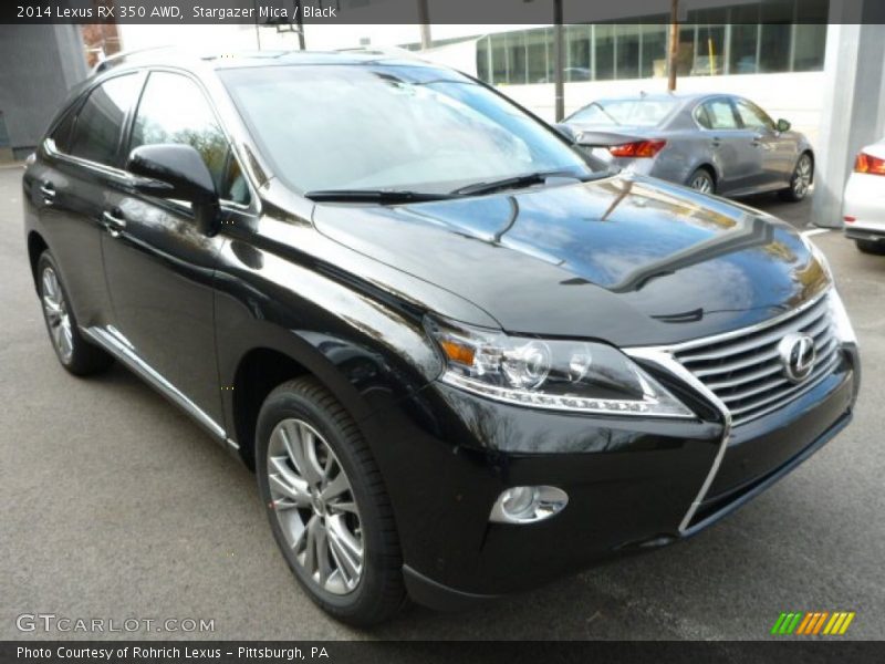 Stargazer Mica / Black 2014 Lexus RX 350 AWD