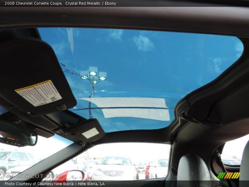 Crystal Red Metallic / Ebony 2008 Chevrolet Corvette Coupe