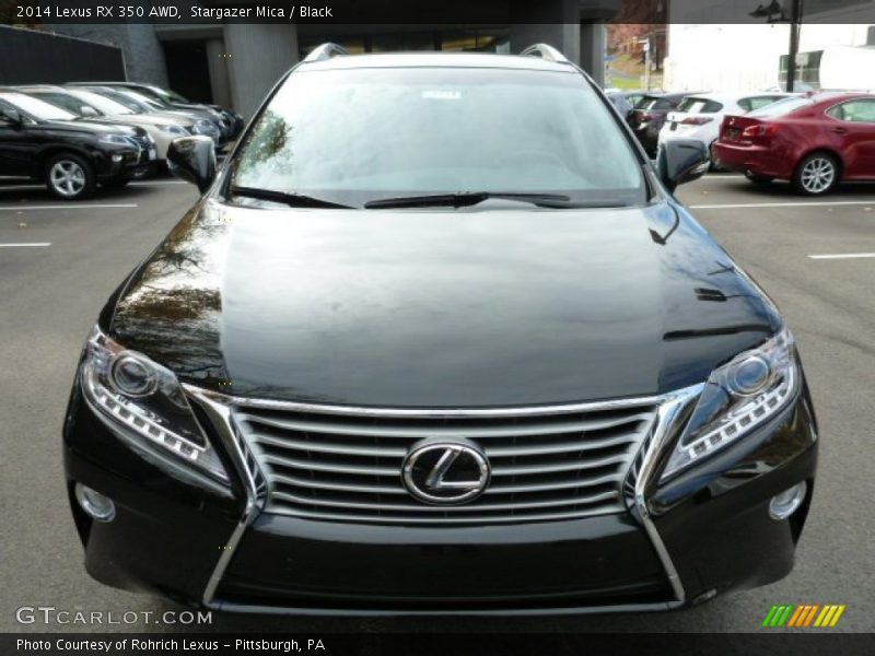 Stargazer Mica / Black 2014 Lexus RX 350 AWD