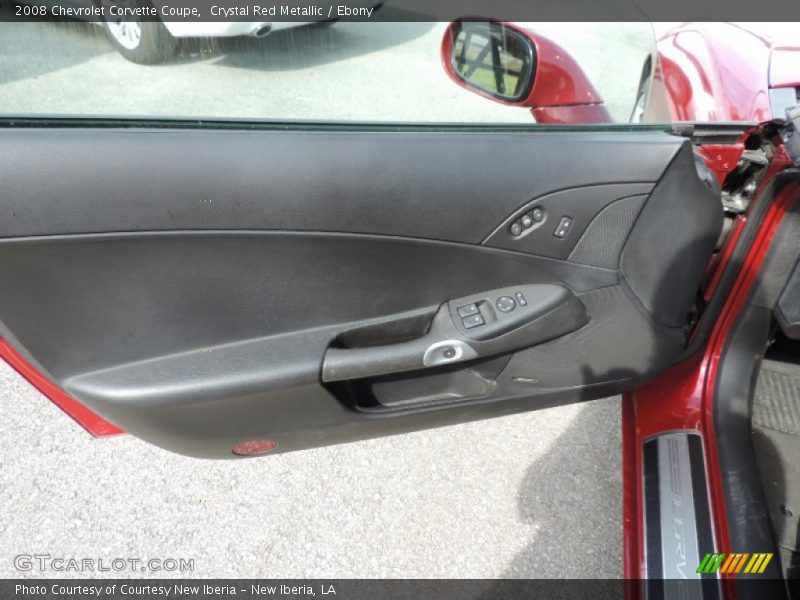 Crystal Red Metallic / Ebony 2008 Chevrolet Corvette Coupe
