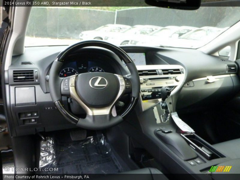 Stargazer Mica / Black 2014 Lexus RX 350 AWD