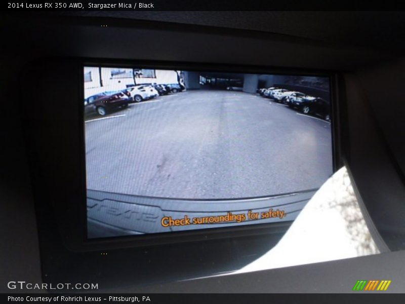 Stargazer Mica / Black 2014 Lexus RX 350 AWD