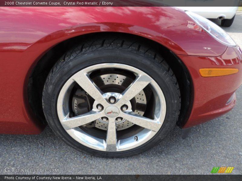 Crystal Red Metallic / Ebony 2008 Chevrolet Corvette Coupe