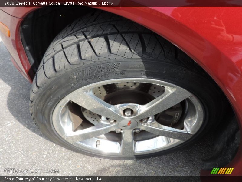 Crystal Red Metallic / Ebony 2008 Chevrolet Corvette Coupe