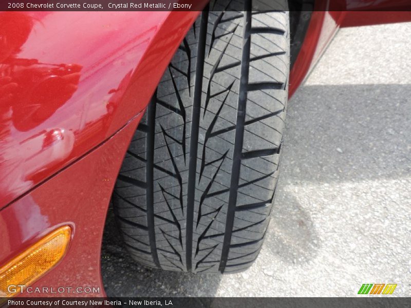 Crystal Red Metallic / Ebony 2008 Chevrolet Corvette Coupe