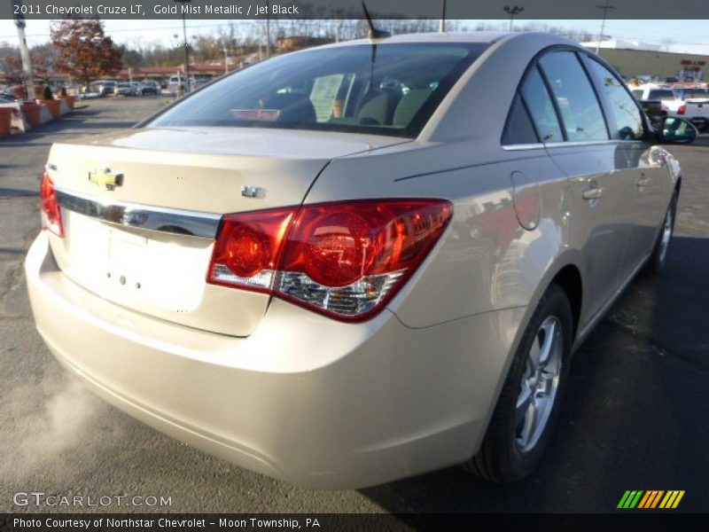 Gold Mist Metallic / Jet Black 2011 Chevrolet Cruze LT