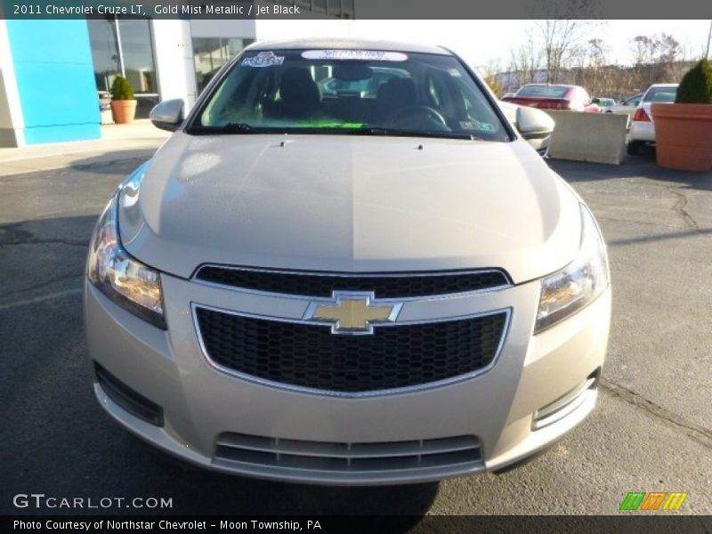 Gold Mist Metallic / Jet Black 2011 Chevrolet Cruze LT