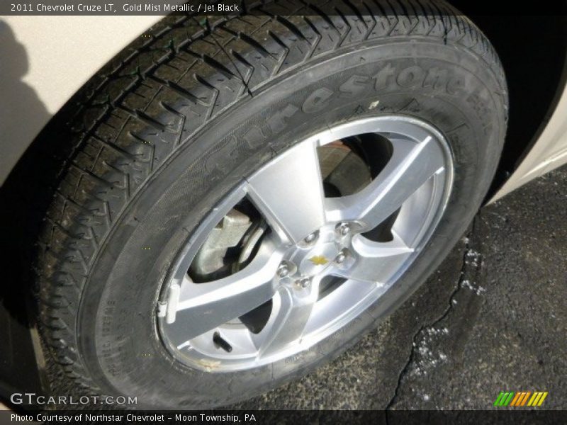 Gold Mist Metallic / Jet Black 2011 Chevrolet Cruze LT