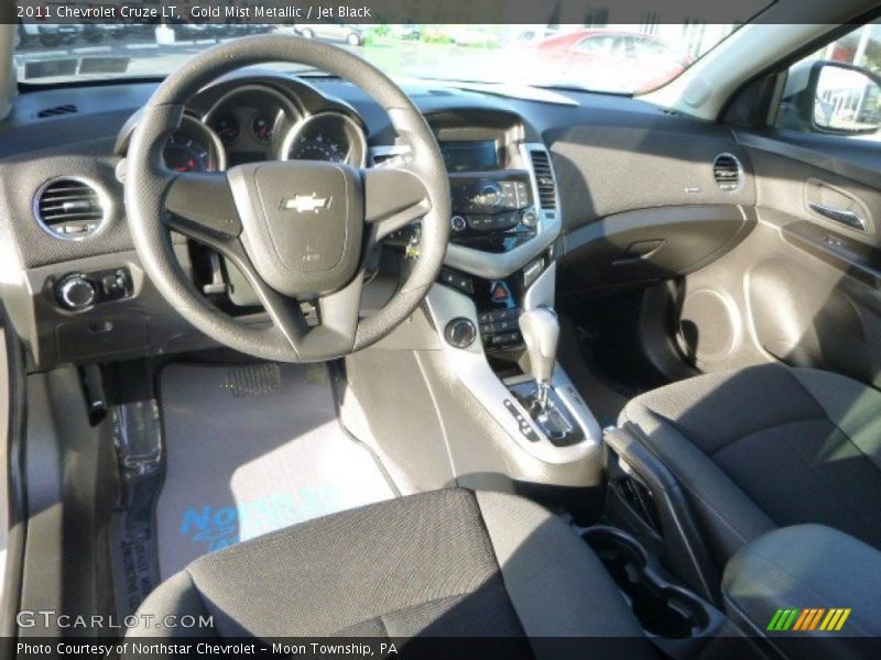 Gold Mist Metallic / Jet Black 2011 Chevrolet Cruze LT