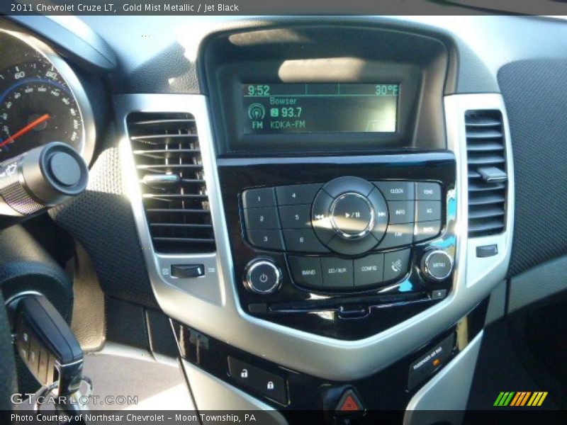 Gold Mist Metallic / Jet Black 2011 Chevrolet Cruze LT