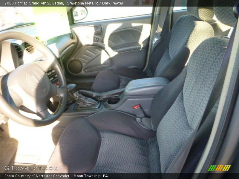 Greystone Metallic / Dark Pewter 2003 Pontiac Grand Am SE Sedan
