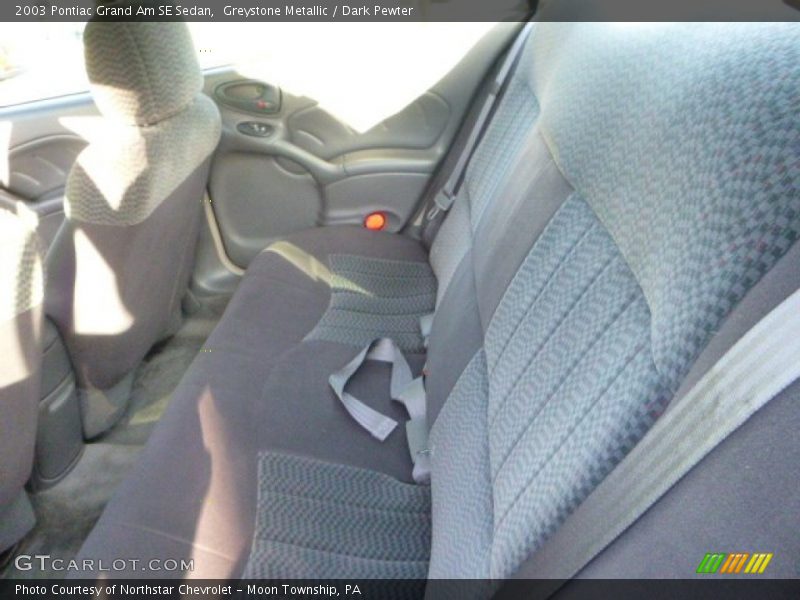 Greystone Metallic / Dark Pewter 2003 Pontiac Grand Am SE Sedan