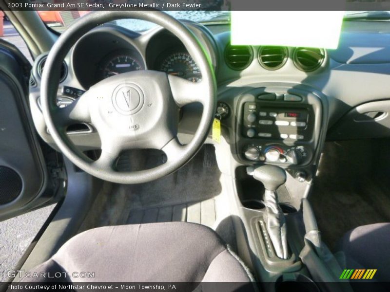 Greystone Metallic / Dark Pewter 2003 Pontiac Grand Am SE Sedan