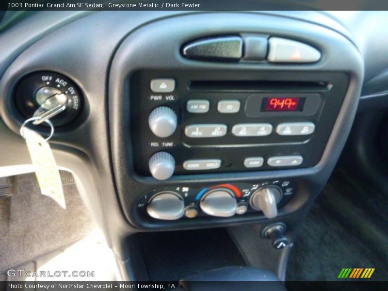Greystone Metallic / Dark Pewter 2003 Pontiac Grand Am SE Sedan