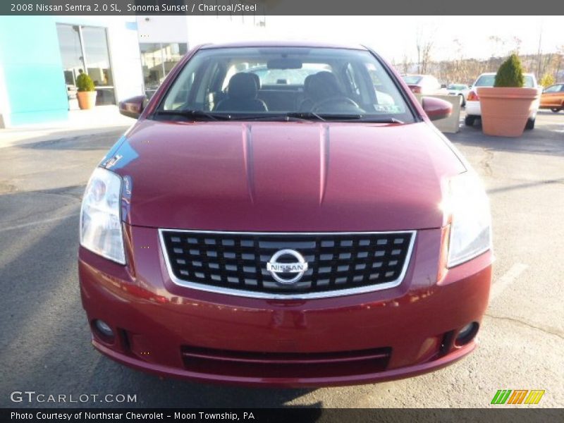 Sonoma Sunset / Charcoal/Steel 2008 Nissan Sentra 2.0 SL