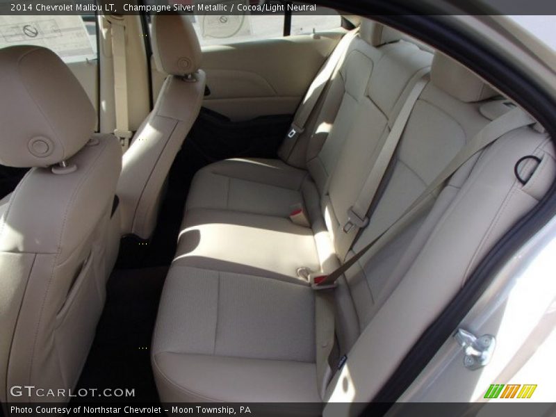 Champagne Silver Metallic / Cocoa/Light Neutral 2014 Chevrolet Malibu LT