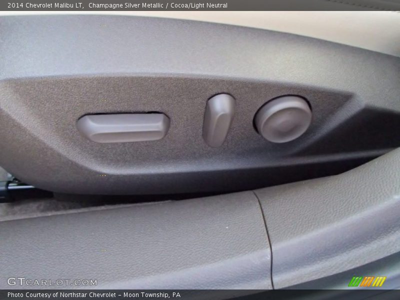 Champagne Silver Metallic / Cocoa/Light Neutral 2014 Chevrolet Malibu LT