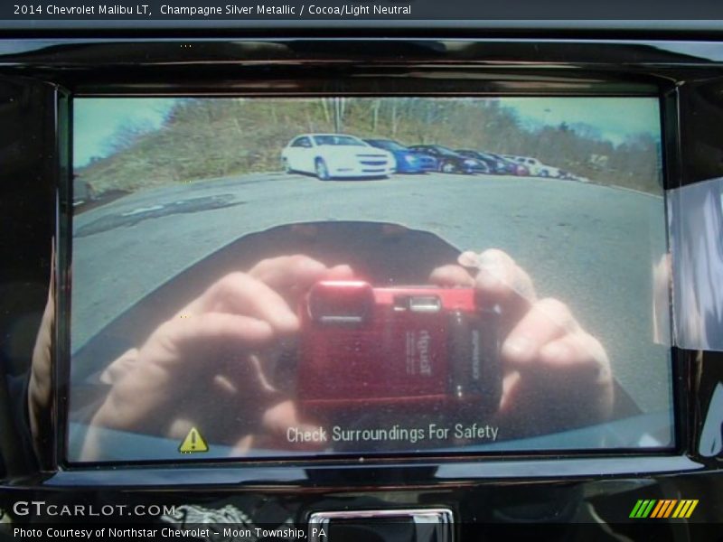 Champagne Silver Metallic / Cocoa/Light Neutral 2014 Chevrolet Malibu LT