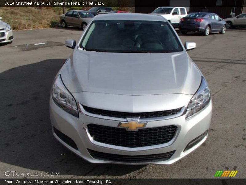 Silver Ice Metallic / Jet Black 2014 Chevrolet Malibu LT